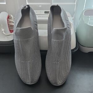 Gray Slip-On  Shoes
